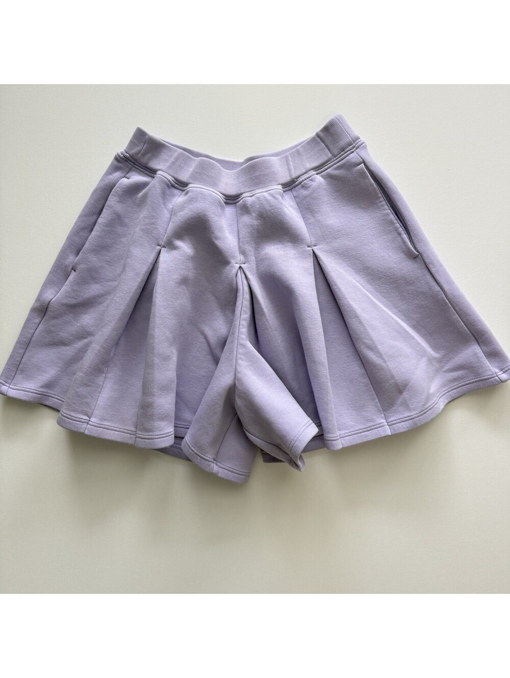 Uniqlo Kids Lavender Pleated Skort Size 7-8 Girls Athletic Skirt Shorts